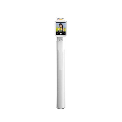 RK-X40W Integrated Floor Standing Screen Projector Selfie Stick(White) - Selfie Sticks by buy2fix | Online Shopping UK | buy2fix
