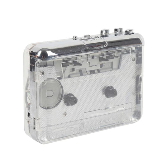 Tonivent TON010B Copper Flywheel Tape Converter Type-C Cassette to MP3 Player(Transparent) - Tape Converter by buy2fix | Online Shopping UK | buy2fix
