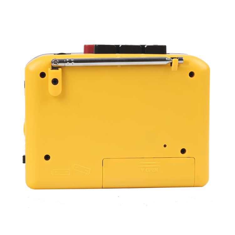 Tonivent TON009B Portable Tape Recorder Cassette Player Support FM / AM Radio(Yellow) - Tape Converter by buy2fix | Online Shopping UK | buy2fix