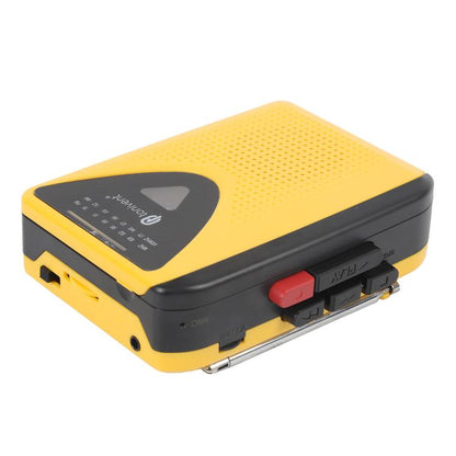 Tonivent TON009B Portable Tape Recorder Cassette Player Support FM / AM Radio(Yellow) - Tape Converter by buy2fix | Online Shopping UK | buy2fix