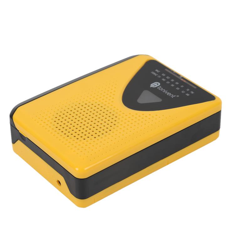 Tonivent TON009B Portable Tape Recorder Cassette Player Support FM / AM Radio(Yellow) - Tape Converter by buy2fix | Online Shopping UK | buy2fix