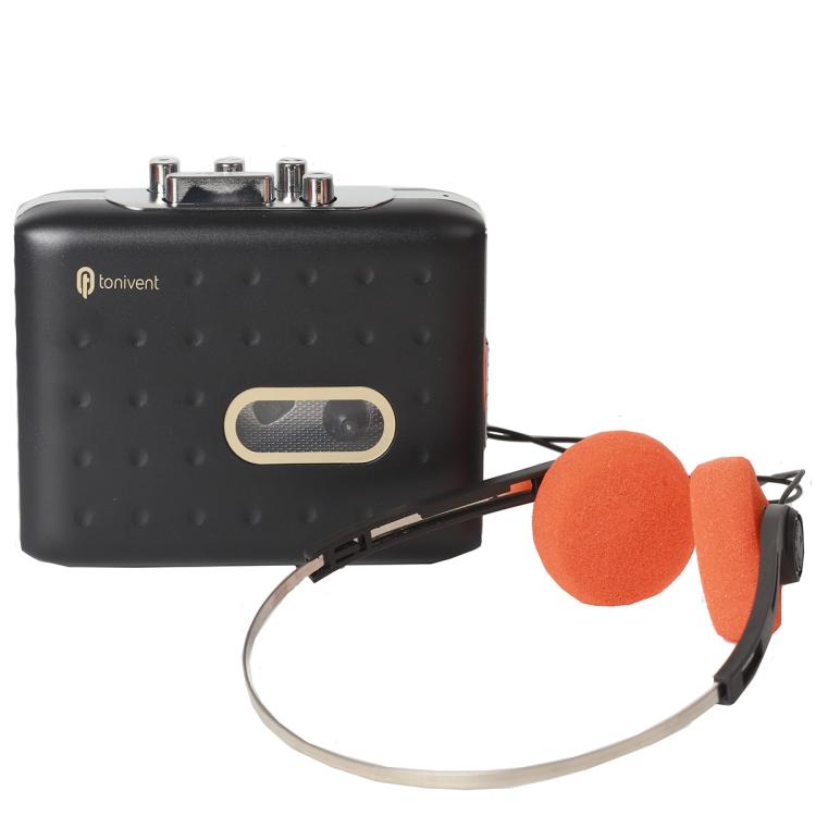 Tonivent TON771 Portable Recorder Tape Converter USB Cassette to MP3 Player(Black) - Tape Converter by buy2fix | Online Shopping UK | buy2fix