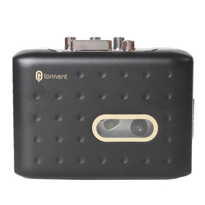Tonivent TON771 Portable Recorder Tape Converter USB Cassette to MP3 Player(Black) - Tape Converter by buy2fix | Online Shopping UK | buy2fix