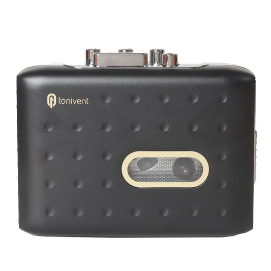 Tonivent TON771 Portable Recorder Tape Converter USB Cassette to MP3 Player(Black) - Tape Converter by buy2fix | Online Shopping UK | buy2fix