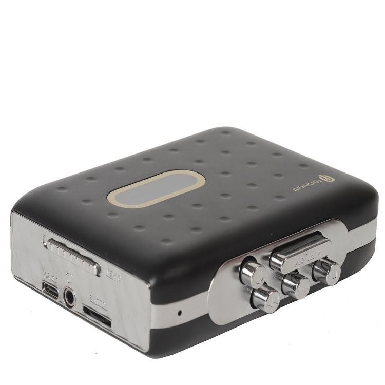 Tonivent TON771 Portable Recorder Tape Converter USB Cassette to MP3 Player(Black) - Tape Converter by buy2fix | Online Shopping UK | buy2fix