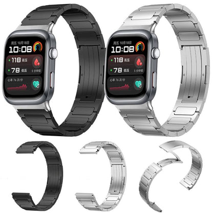 For Huawei Watch D2 xDfind I-Shaped Buckle Stainless Steel Watch Band(Black) - Watch Bands by xDfind | Online Shopping UK | buy2fix