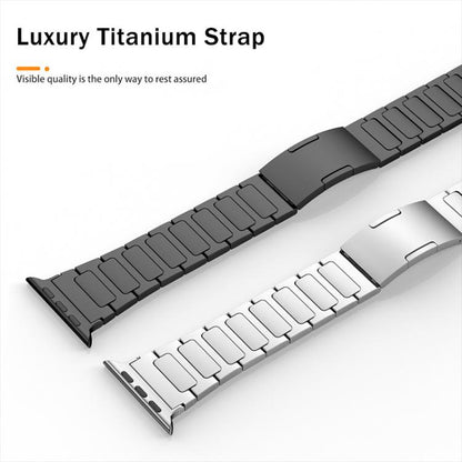 For Apple Watch 42 / 44 / 45 / 46 / 49mm xDfind I-Shaped Buckle Stainless Steel Watch Band(Silver) - Watch Bands by xDfind | Online Shopping UK | buy2fix