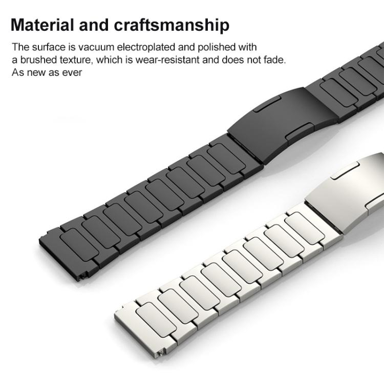 For Samsung Galaxy Watch Ultra/Ultra 2025 xDfind I-Shaped Buckle Stainless Steel Watch Band(Silver) - Watch Bands by xDfind | Online Shopping UK | buy2fix