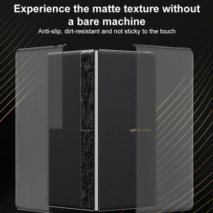 For Huawei MateBook X Pro 2024 GKK Ultra-thin Full Coverage Frosted Translucent Laptop Case(Translucent) - Other by GKK | Online Shopping UK | buy2fix