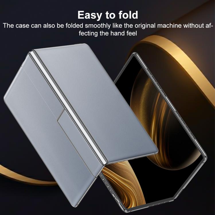 For Huawei MateBook X Pro 2024 GKK Ultra-thin Full Coverage Frosted Translucent Laptop Case(Translucent Black) - Other by GKK | Online Shopping UK | buy2fix