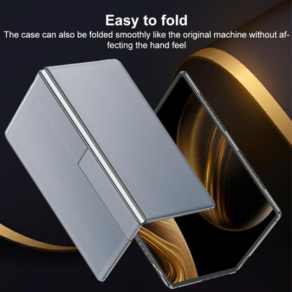 For Huawei MateBook X Pro 2024 GKK Ultra-thin Full Coverage Frosted Translucent Laptop Case(Translucent Black) - Other by GKK | Online Shopping UK | buy2fix