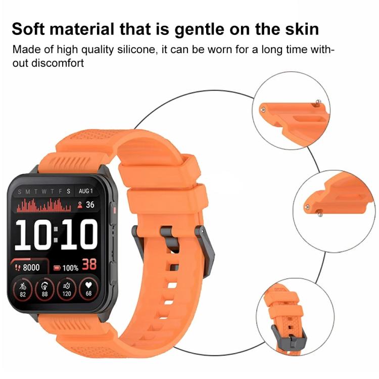 For Garmin Venu X1 xDfind Armor Silicone Watch Band(Orange) - Watch Bands by xDfind | Online Shopping UK | buy2fix