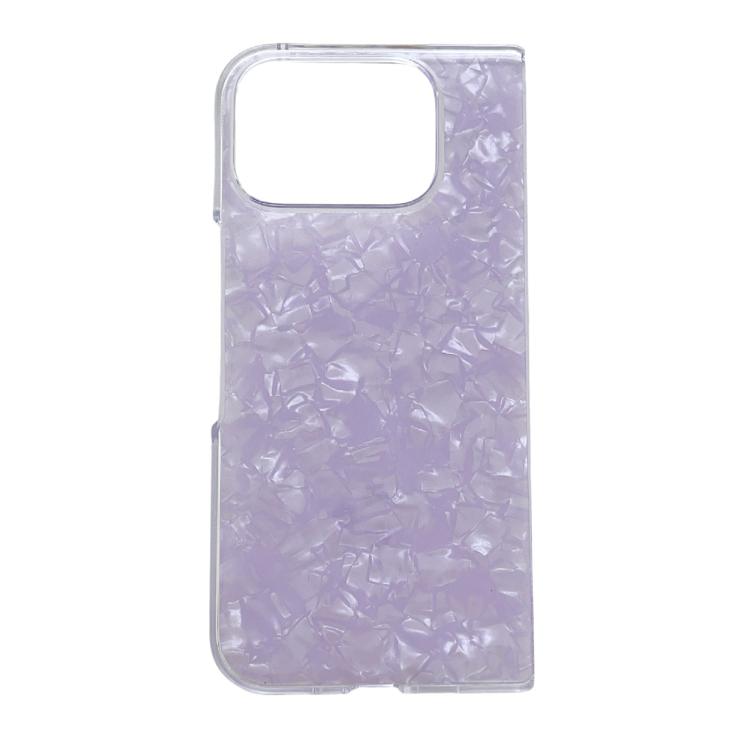 For Google Pixel 10 Pro Fold Pearlescent Shell Texture Phone Case(Purple) - Google Cases by buy2fix | Online Shopping UK | buy2fix
