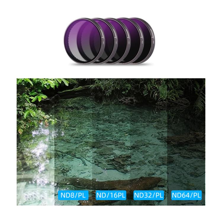 For DJI Action 5 Pro Camera Lens Filter, Filter:ND16 - Lens Filter by buy2fix | Online Shopping UK | buy2fix