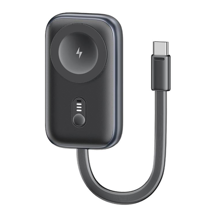 For Apple Watch Series USAMS CD245 1200mAh Portable Watch Wireless Charger with Cable(Metal Gray) - Charger / Holder by USAMS | Online Shopping UK | buy2fix
