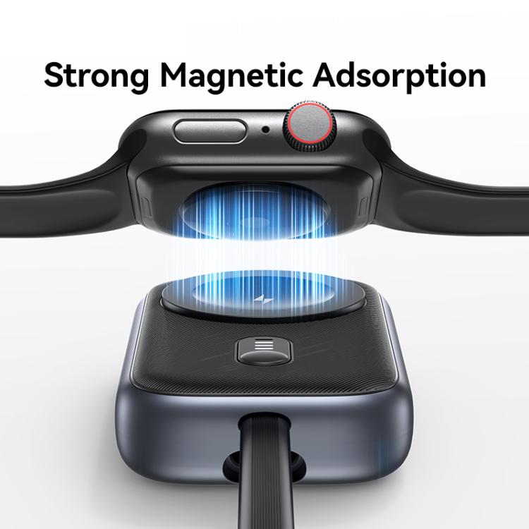 For Apple Watch Series USAMS CD245 1200mAh Portable Watch Wireless Charger with Cable(Desert Gold) - Charger / Holder by USAMS | Online Shopping UK | buy2fix