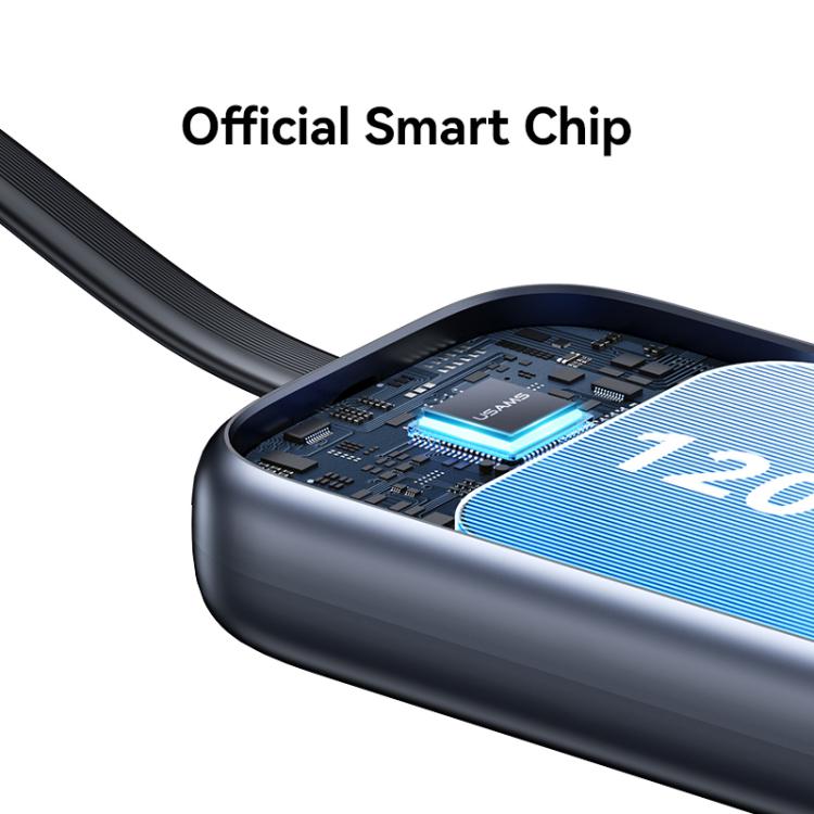 For Apple Watch Series USAMS CD245 1200mAh Portable Watch Wireless Charger with Cable(Metal Gray) - Charger / Holder by USAMS | Online Shopping UK | buy2fix