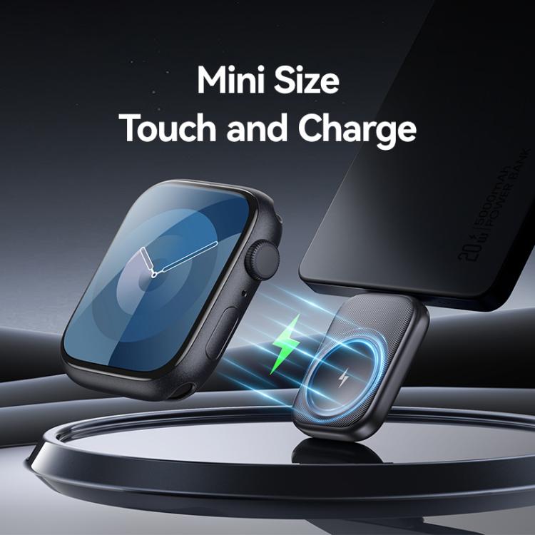 For Apple Watch Series USAMS CD247 USB-C / Type-C Plug Portable Watch Wireless Charger(Desert Gold) - Charger / Holder by USAMS | Online Shopping UK | buy2fix