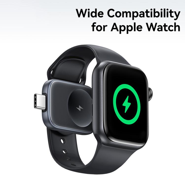 For Apple Watch Series USAMS CD247 USB-C / Type-C Plug Portable Watch Wireless Charger(Desert Gold) - Charger / Holder by USAMS | Online Shopping UK | buy2fix