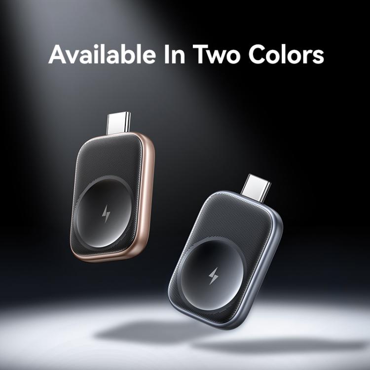 For Apple Watch Series USAMS CD247 USB-C / Type-C Plug Portable Watch Wireless Charger(Metal Gray) - Charger / Holder by USAMS | Online Shopping UK | buy2fix