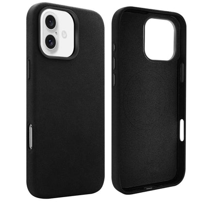 For iPhone 16 VIETAO Suede MagSafe PU Leather Phone Case(Black) - iPhone 16 Cases by VIETAO | Online Shopping UK | buy2fix