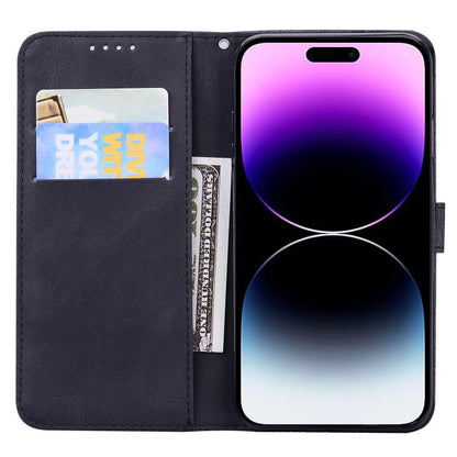 For iPhone Air Retro Skin Feel Butterflies Embossing Horizontal Flip Leather Phone Case(Black) - iPhone Air Cases by buy2fix | Online Shopping UK | buy2fix