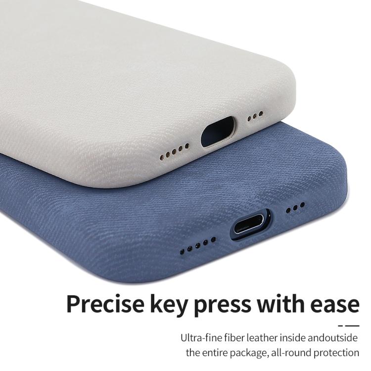 For iPhone 16 Pro VIETAO Retro Denim Texture PU Leather MagSafe Phone Case(Dark Purple) - iPhone 16 Pro Cases by VIETAO | Online Shopping UK | buy2fix