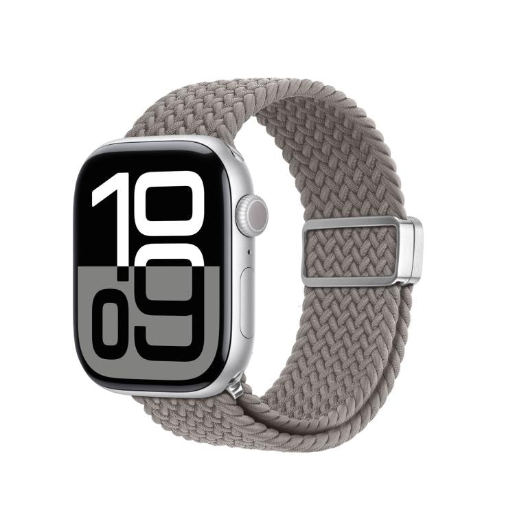 For Apple Watch 38 / 40 / 41 / S10 42mm DUX DUCIS Mixture Ultra Series Magnetic Buckle Nylon Braided Strap(Clay) - Watch Bands by DUX DUCIS | Online Shopping UK | buy2fix