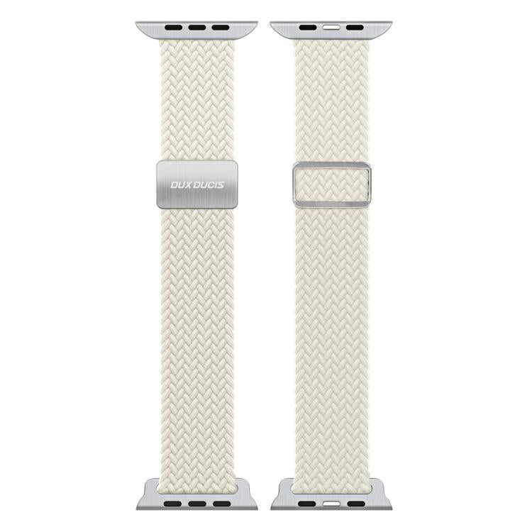 For Apple Watch 38 / 40 / 41 / S10 42mm DUX DUCIS Mixture Ultra Series Magnetic Buckle Nylon Braided Strap(Starlight) - Watch Bands by DUX DUCIS | Online Shopping UK | buy2fix