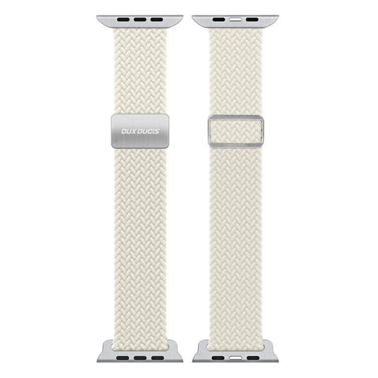 For Apple Watch 38 / 40 / 41 / S10 42mm DUX DUCIS Mixture Ultra Series Magnetic Buckle Nylon Braided Strap(Starlight) - Watch Bands by DUX DUCIS | Online Shopping UK | buy2fix