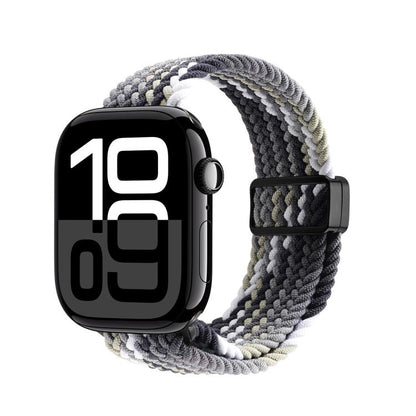 For Apple Watch 42 / 44 / 45 / 46 / 49mm DUX DUCIS Mixture Ultra Series Magnetic Buckle Nylon Braided Strap(Smoke Gradient) - Watch Bands by DUX DUCIS | Online Shopping UK | buy2fix