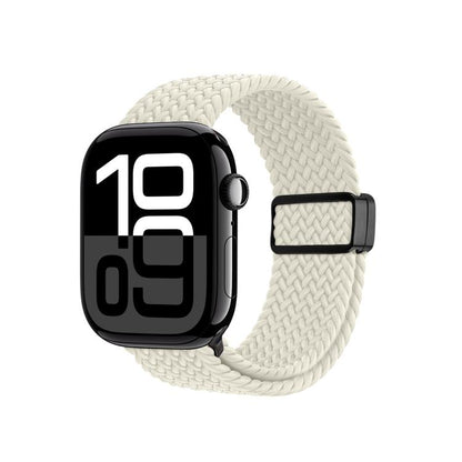 For Apple Watch 42 / 44 / 45 / 46 / 49mm DUX DUCIS Mixture Ultra Series Magnetic Buckle Nylon Braided Strap(Starlight) - Watch Bands by DUX DUCIS | Online Shopping UK | buy2fix