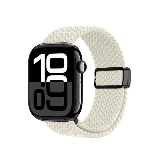 For Apple Watch 42 / 44 / 45 / 46 / 49mm DUX DUCIS Mixture Ultra Series Magnetic Buckle Nylon Braided Strap(Starlight) - Watch Bands by DUX DUCIS | Online Shopping UK | buy2fix