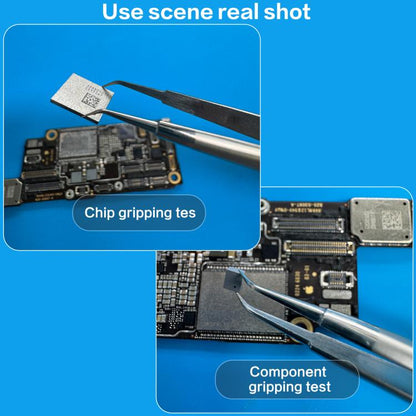 i2C NS Series Super Alloy High Precision Stainless Steel Super Hard Extra Tip Flying Wire Tweezers, Model:NS-04 Bend Tip - Tweezers by i2C | Online Shopping UK | buy2fix