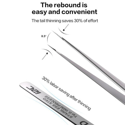 i2C NS Series Super Alloy High Precision Stainless Steel Super Hard Extra Tip Flying Wire Tweezers, Model:NS-04/02/03 Set - Tweezers by i2C | Online Shopping UK | buy2fix