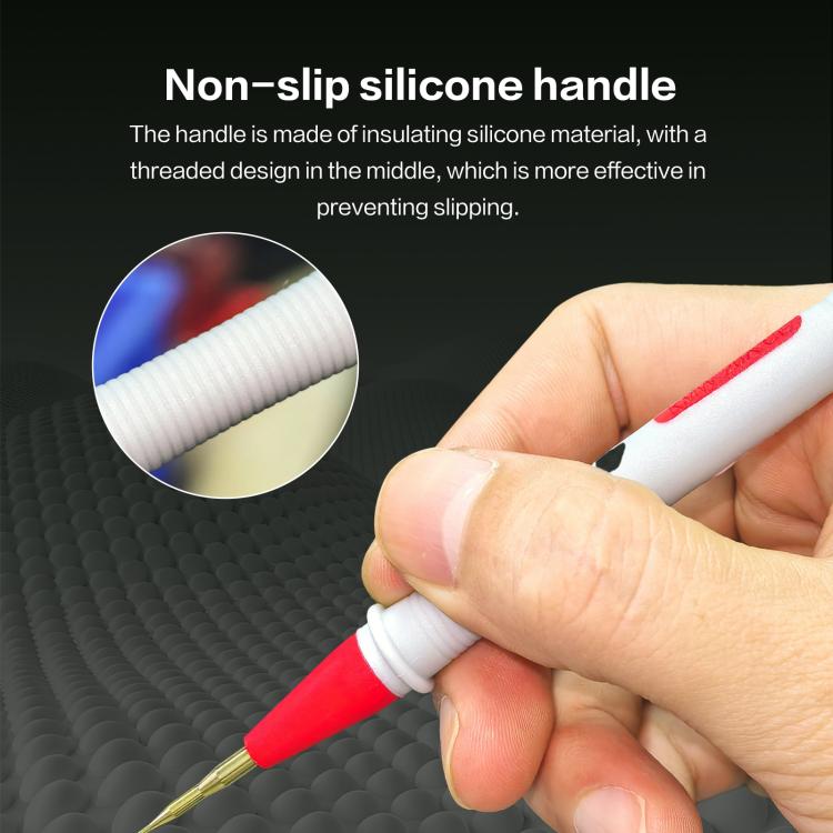 i2C Pure Copper Silicone Probe Detection Pen, Model:Bend Plug Without Stainless Steel Needle - Test Tools by i2C | Online Shopping UK | buy2fix