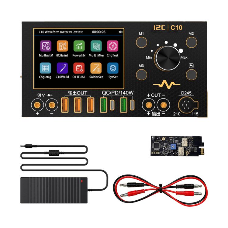 i2C C10 Ultra-high Precision Digital Waveform Ammeter with Charge Detection / Voltage Measurement, Model:Set 1 - Test Tools by i2C | Online Shopping UK | buy2fix