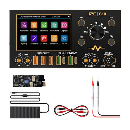 i2C C10 Ultra-high Precision Digital Waveform Ammeter with Charge Detection / Voltage Measurement, Model:Set 2 - Test Tools by i2C | Online Shopping UK | buy2fix