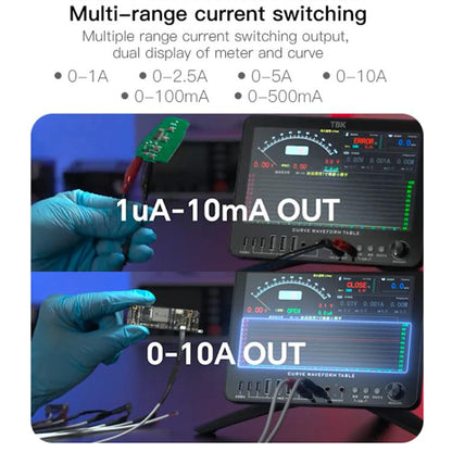 TBK D7 Multifunctional Curve Waveform Meter with Electric Soldering Iron Function - Test Tools by TBK | Online Shopping UK | buy2fix