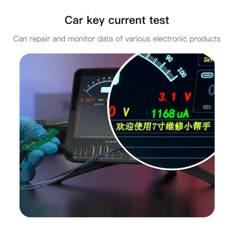 TBK D7 Multifunctional Curve Waveform Meter with Electric Soldering Iron Function - Test Tools by TBK | Online Shopping UK | buy2fix