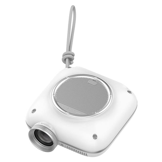 Cheerlux C1 Basic Version 1280x720P 100ANSI Bluetooth 5.1 Smart Projector, UK Plug(White)