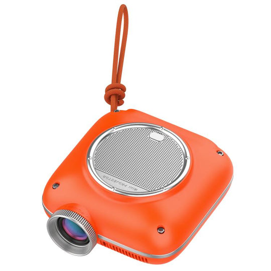 Cheerlux C1 Basic Version 1280x720P 100ANSI Bluetooth 5.1 Smart Projector, AU Plug(Orange)