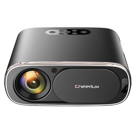 Cheerlux C16A Android Version 1920x1080P 450ANSI Smart Projector, US Plug(Black) - Mini Projector by Cheerlux | Online Shopping UK | buy2fix