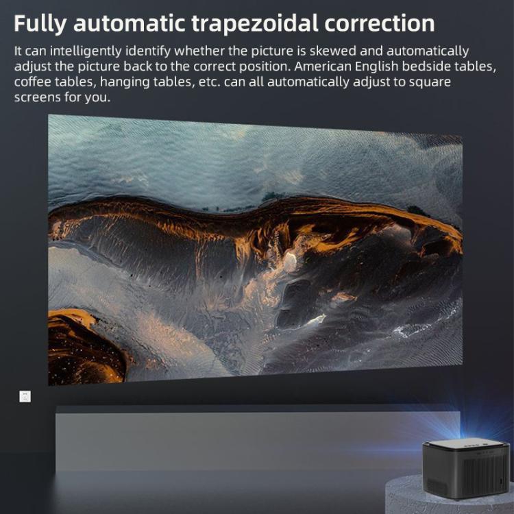 Cheerlux C26D Whale OS Version 1920x1080P 420ANSI Smart Projector, AU Plug(Black) - Mini Projector by Cheerlux | Online Shopping UK | buy2fix