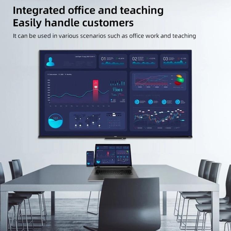 Cheerlux C26D Whale OS Version 1920x1080P 420ANSI Smart Projector, UK Plug(Black) - Mini Projector by Cheerlux | Online Shopping UK | buy2fix