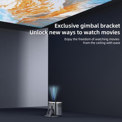 Cheerlux E1C Whale OS Version 1920x1080P 250ANSI Smart Projector, UK Plug(Tarnish) - Mini Projector by Cheerlux | Online Shopping UK | buy2fix