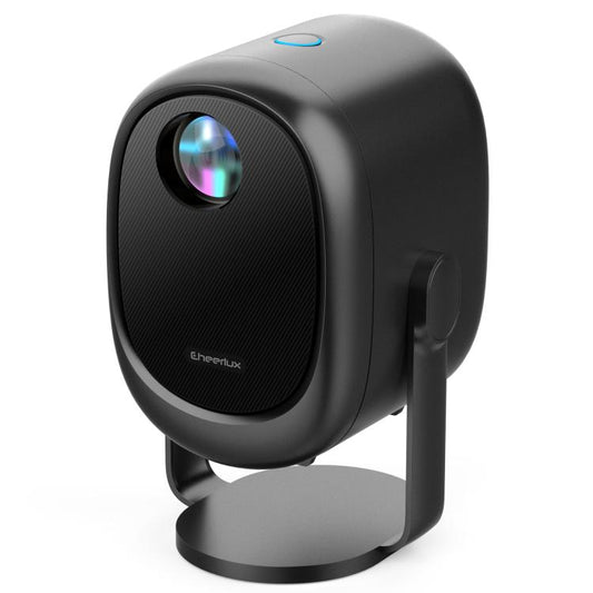 Cheerlux H1 Whale OS Version 1280x720P 180ANSI Smart Projector, AU Plug, with Gimbal(Tarnish) - Mini Projector by Cheerlux | Online Shopping UK | buy2fix