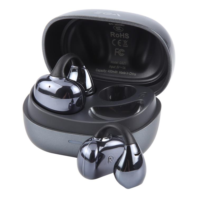 ZGA GS21 Ear Clip Wireless Bluetooth Earphones(Black) - Bluetooth Earphone by ZGA | Online Shopping UK | buy2fix