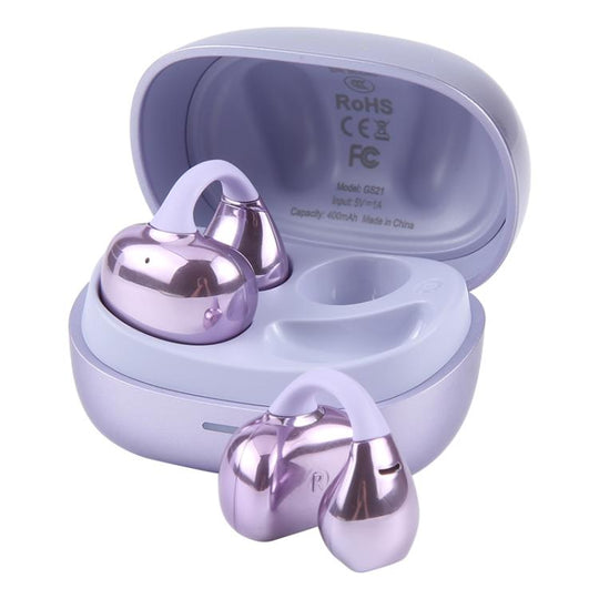 ZGA GS21 Ear Clip Wireless Bluetooth Earphones(Purple)
