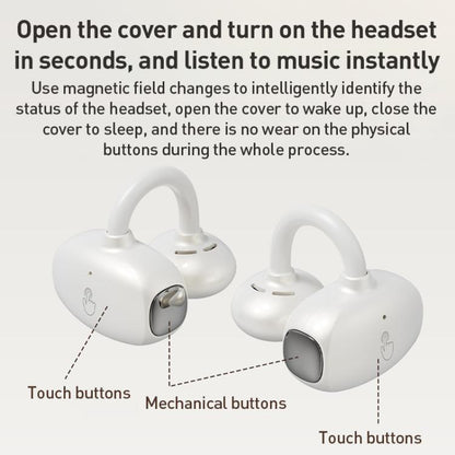 ZGA GS24 Ear Clip Wireless Bluetooth Earphones(Black) - Bluetooth Earphone by ZGA | Online Shopping UK | buy2fix